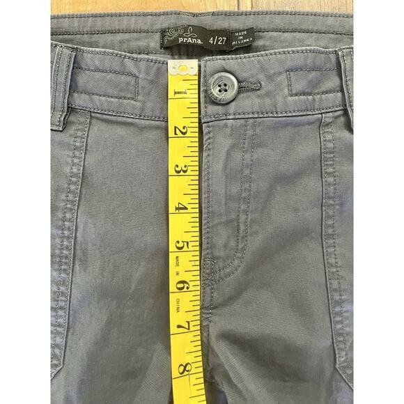 prAna Tess Shorts Women's 4 / 27 Gray Hiking Stretch Outdoor EUC - Picture 6 of 13
